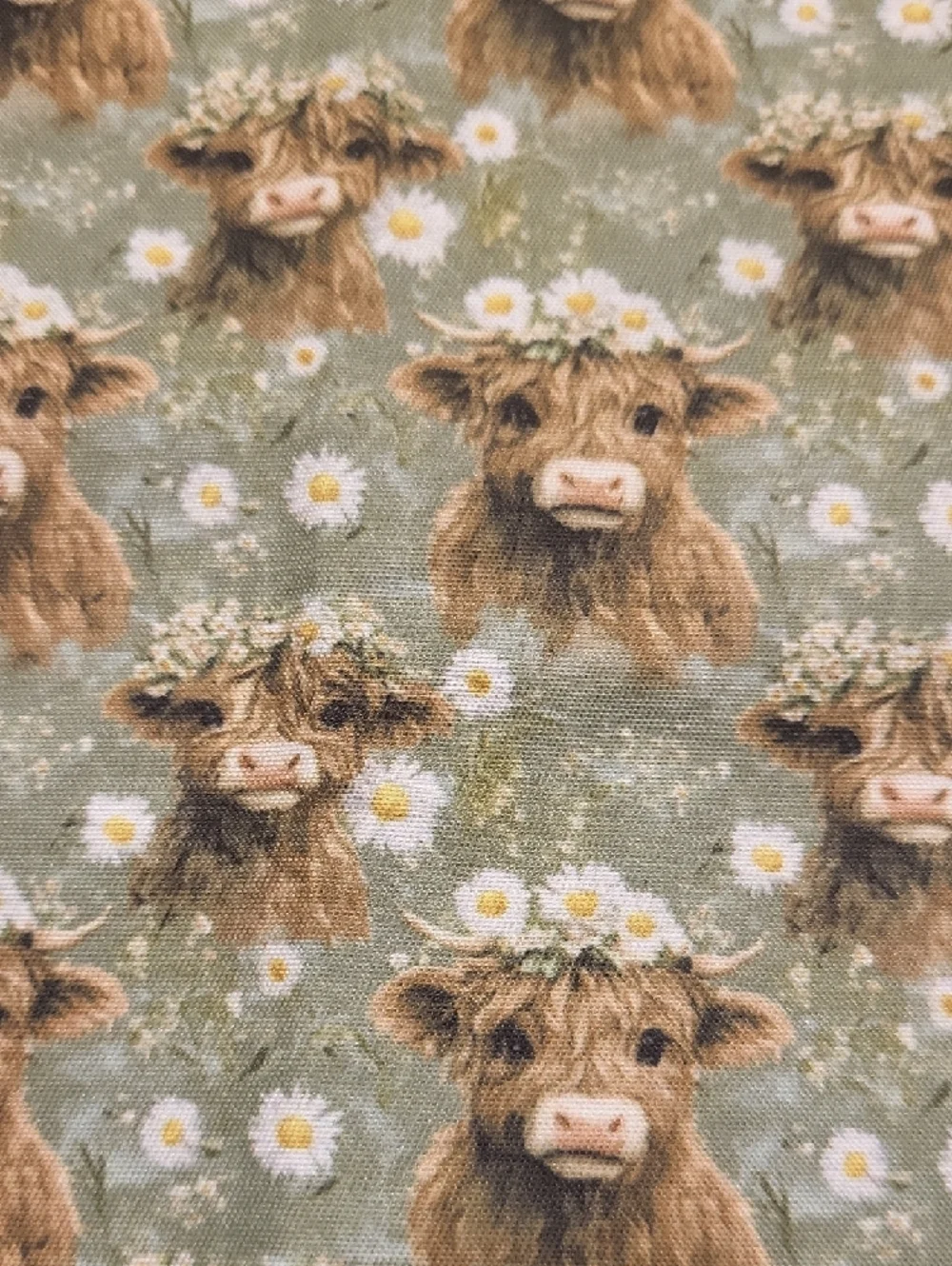 Highland Cows - Fat Quarters - 7 pieces - Picture 7 of 9